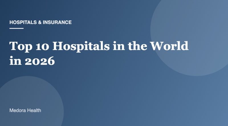 Top 10 hospitals in the world 2026 ranking